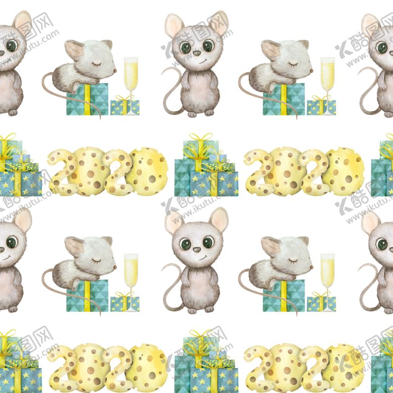 编号：86190809252257309053【酷图网】源文件下载-小老鼠涂鸦创意背景