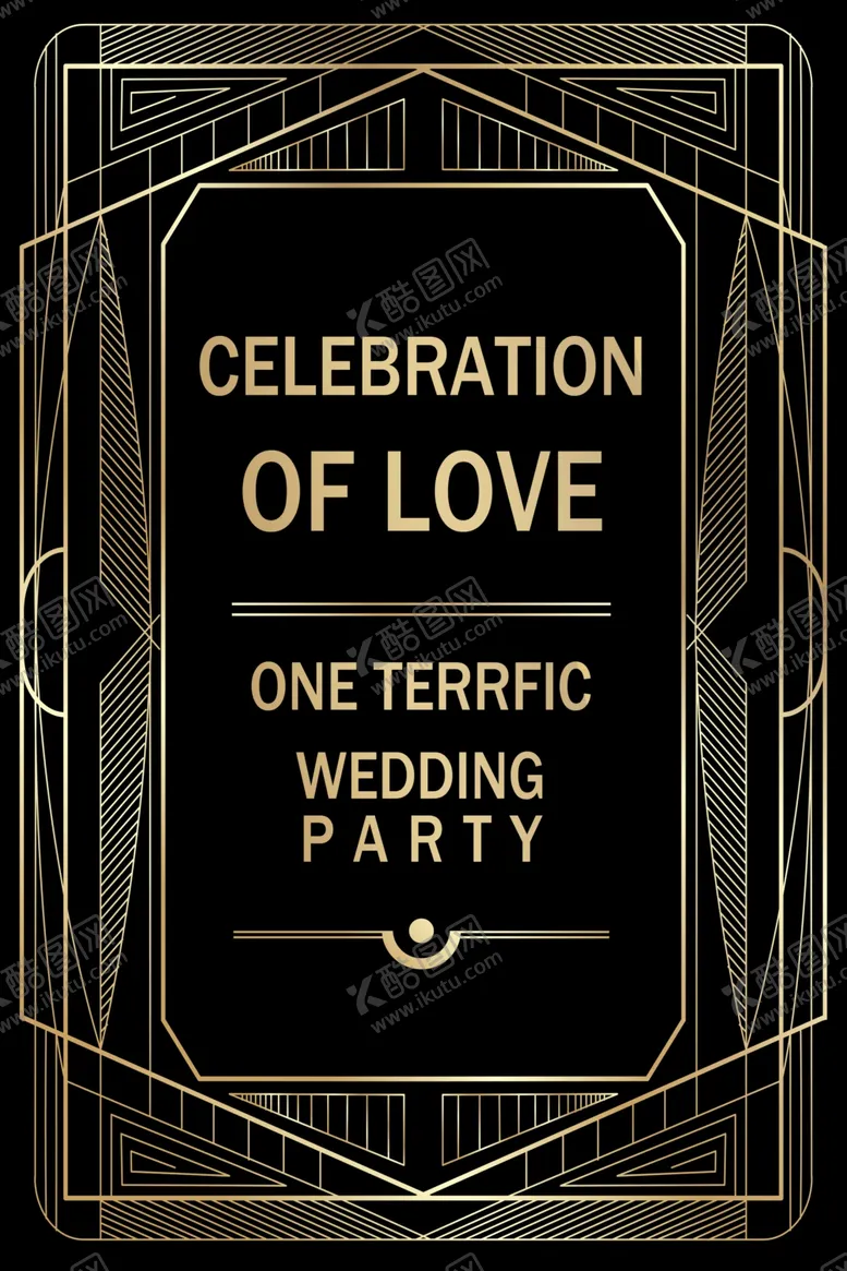 编号：10344110220626188289【酷图网】源文件下载-盖茨比婚礼