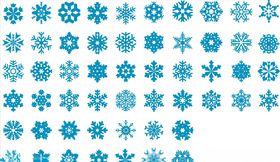 雪花矢量图标
