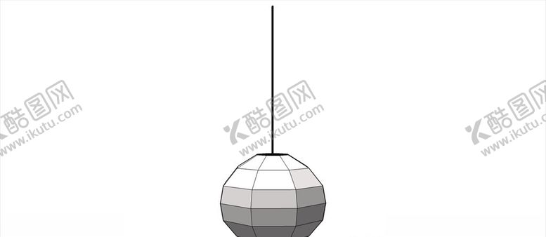 编号：73487707051416509497【酷图网】源文件下载-SU模型吊灯