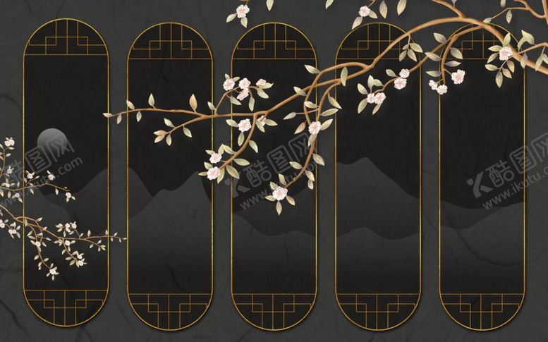 编号：72913305161025062779【酷图网】源文件下载-花鸟工笔画