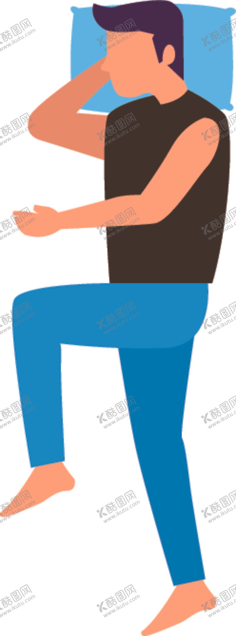 编号：43468010220911506869【酷图网】源文件下载-睡觉姿势