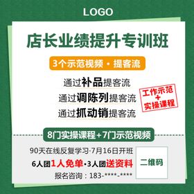 在线培训课程亮点介绍海报