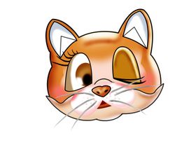 猫头卡通绘画