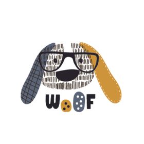 卡通猫狗创意插画