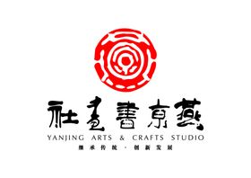 燕京书画社LOGO标志