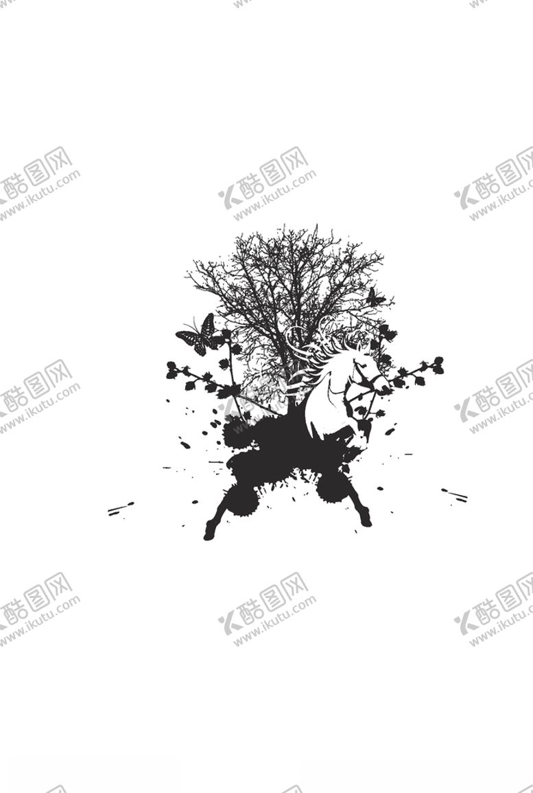 编号：69703507040523257035【酷图网】源文件下载-动物印花