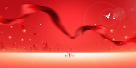喜庆红色商务活动背景图