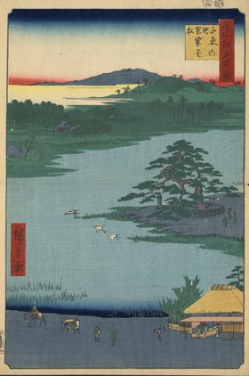 日本街景风景浮世绘