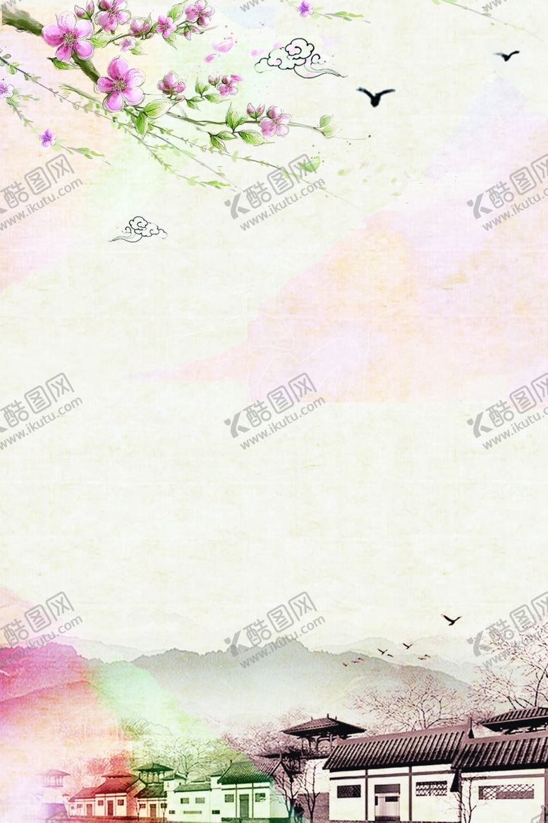 编号：48006607011750559837【酷图网】源文件下载-春天海报背景
