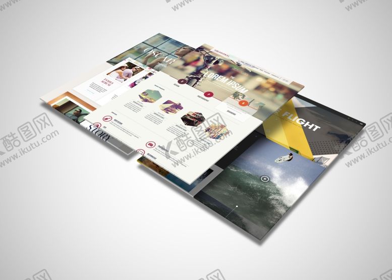 编号：61447709100225302306【酷图网】源文件下载-网页样机