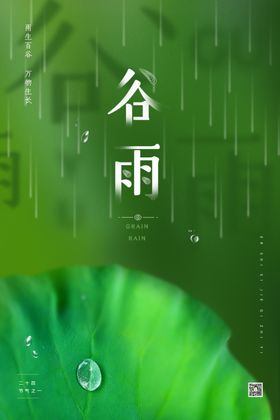 谷雨海报谷