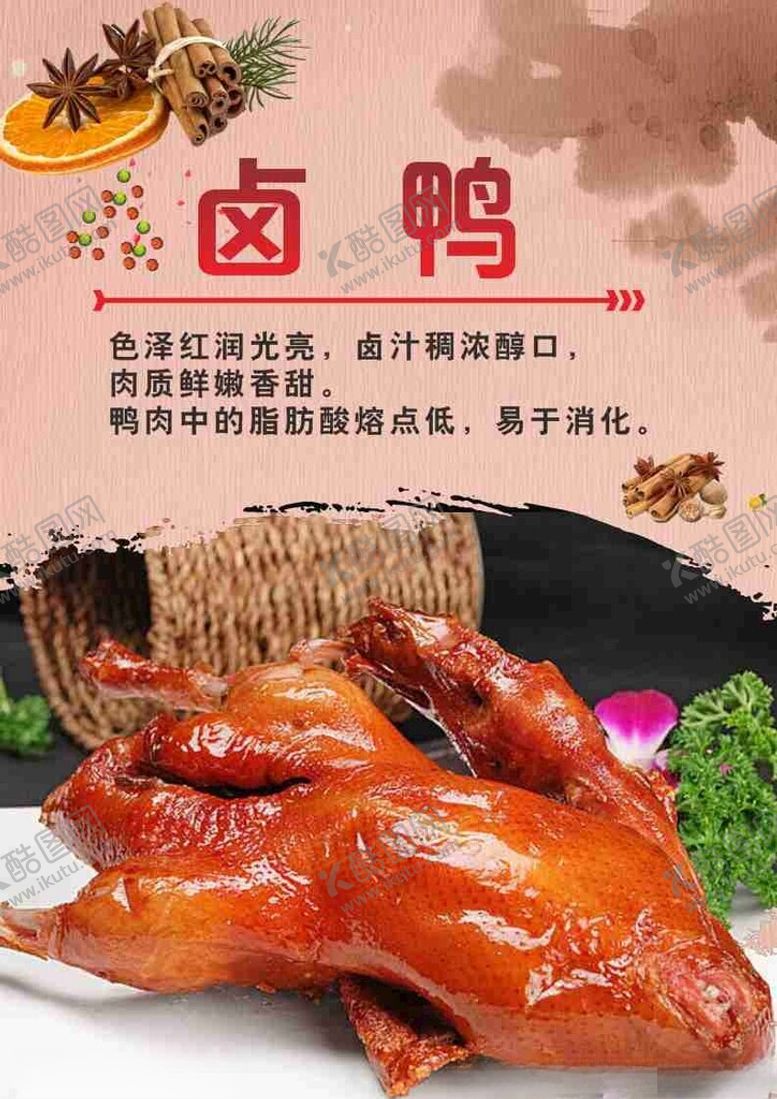编号：95450902190250449919【酷图网】源文件下载-卤鸭
