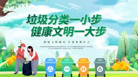 垃圾分类宣传场景