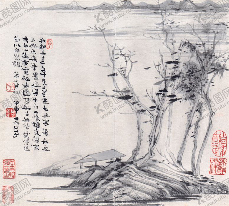 编号：19460307031011346411【酷图网】源文件下载-水墨山水国画风景