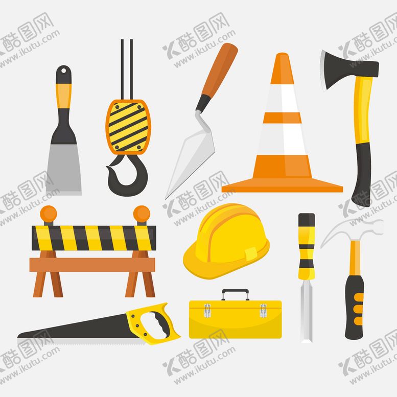 编号：15042309281956394158【酷图网】源文件下载-施工工具 