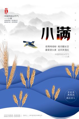 小满节气海报