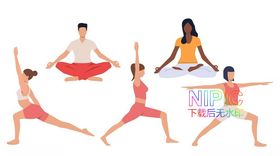 瑜伽yoga瑜珈动作