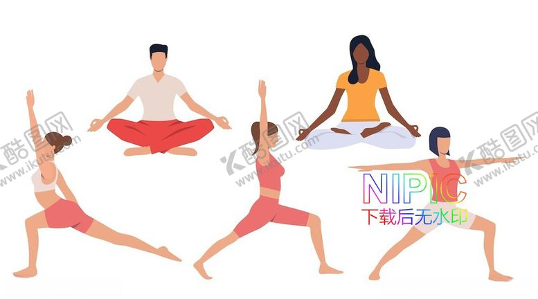 编号：71998405180044154853【酷图网】源文件下载-瑜伽yoga瑜珈动作