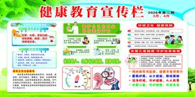 健康教育宣传栏展示
