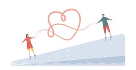 情侣卡通插画