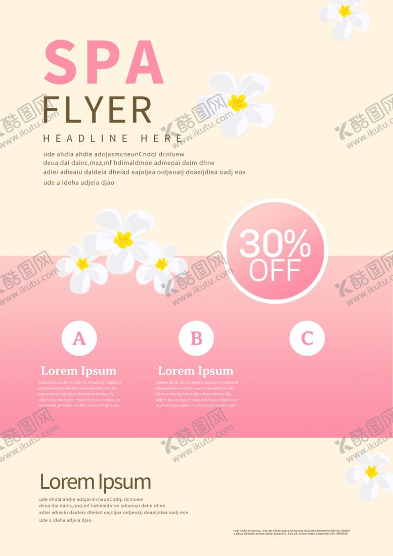 编号：11404410182045395783【酷图网】源文件下载-瑜伽spa简约海报