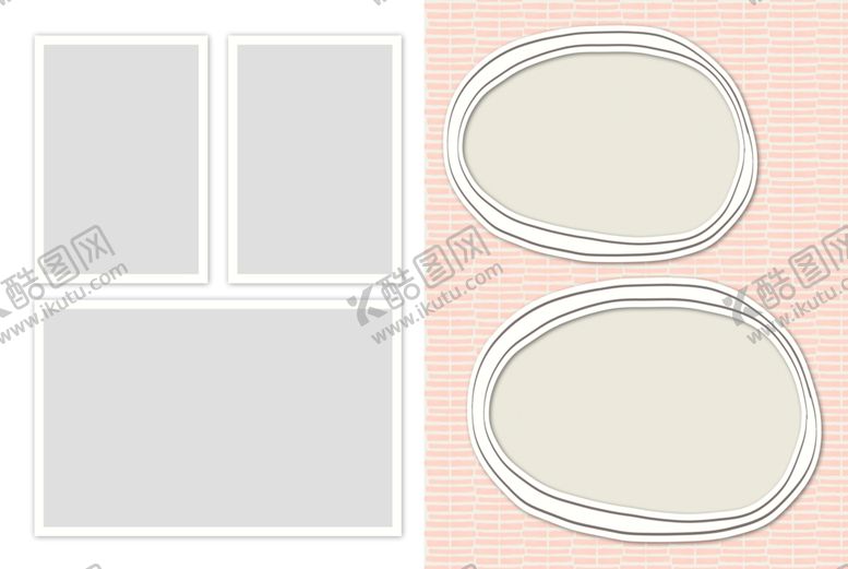 编号：96377609261004331355【酷图网】源文件下载-相册边框设计模板