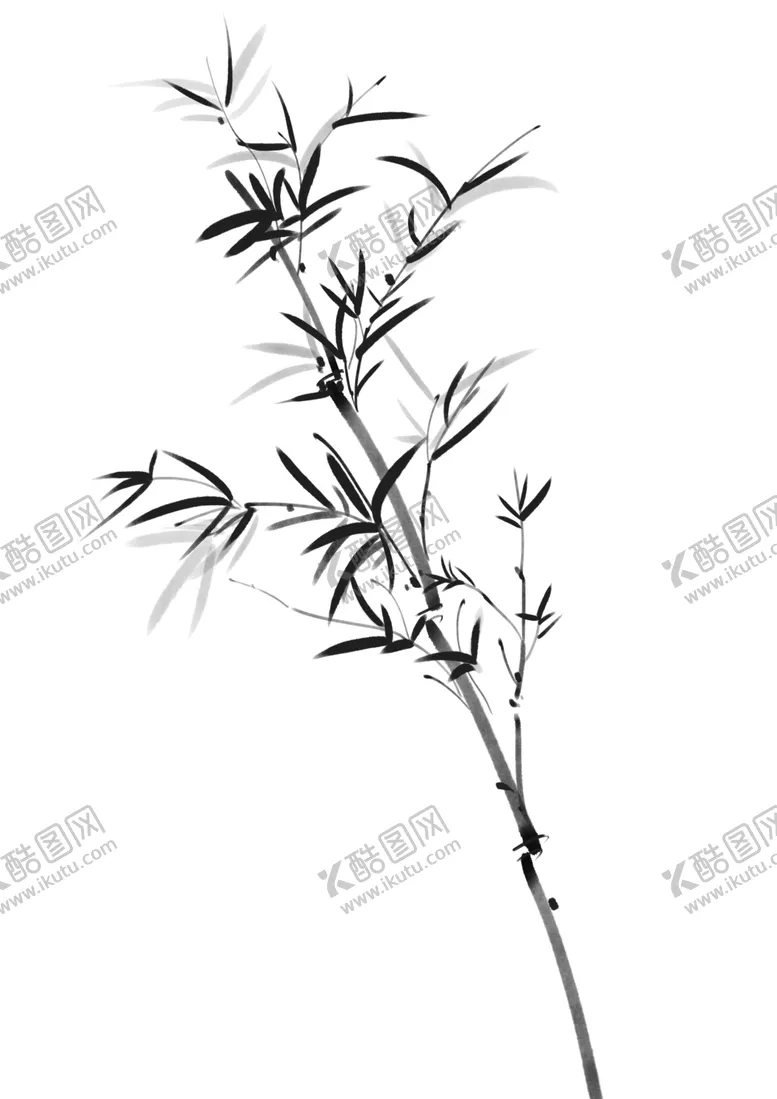 编号：67322901261103327537【酷图网】源文件下载-水墨写意竹子