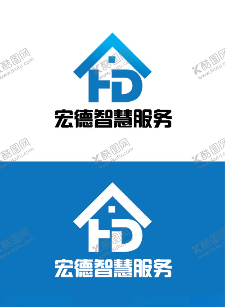 编号：44284703291210034718【酷图网】源文件下载-智慧服务标识设计