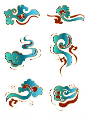云素材云贴纸漂浮对话框