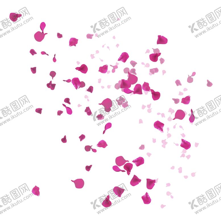 编号：58041206261342036798【酷图网】源文件下载-粉色玫瑰花瓣飘落飞舞