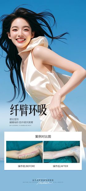 手臂环吸案例海报