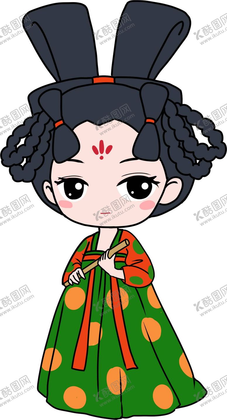 编号：99266110300030581287【酷图网】源文件下载-唐宫小姐姐迷茫