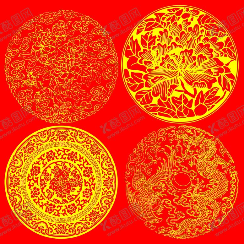 编号：39391110022347499838【酷图网】源文件下载-吉祥花纹