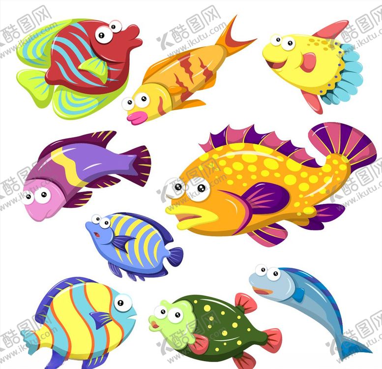 编号：62751009221916056529【酷图网】源文件下载-海洋生物集合