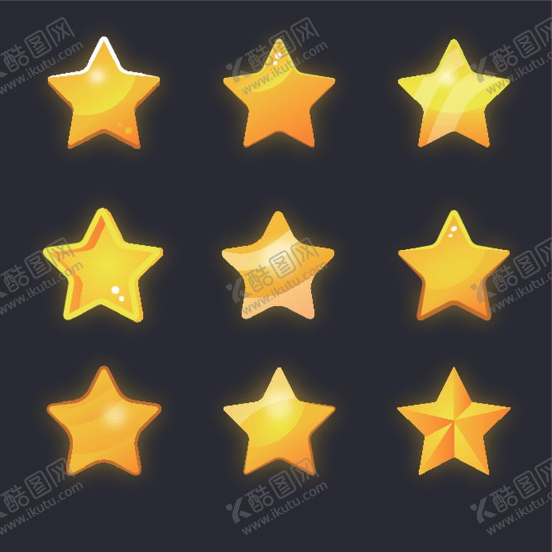 编号：92022105111125331579【酷图网】源文件下载-星星五角星