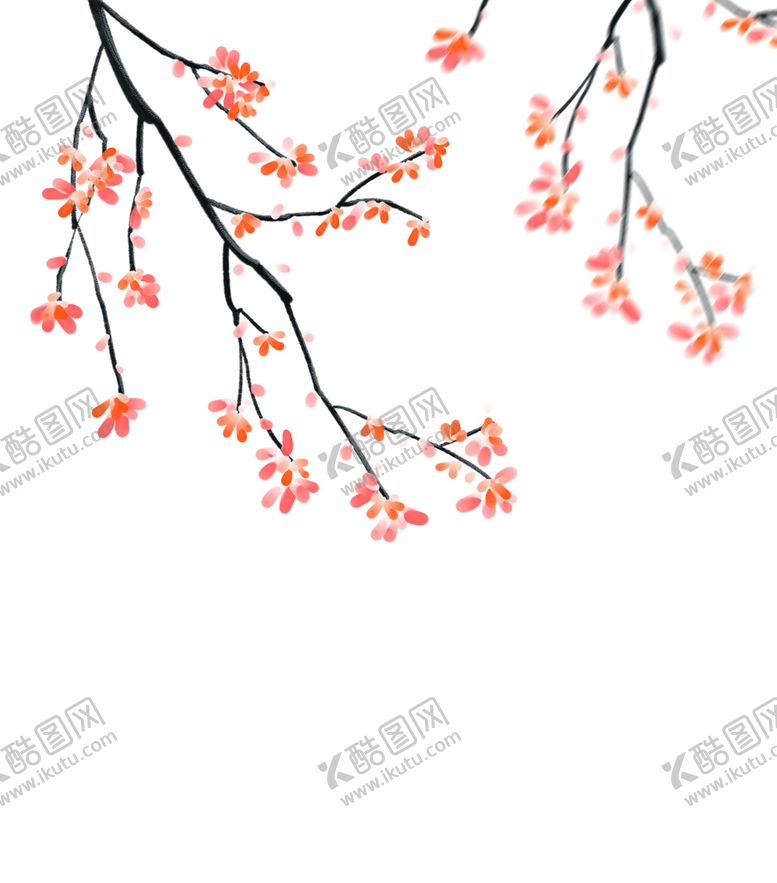 编号：74034710300825223365【酷图网】源文件下载-梅花免扣元素