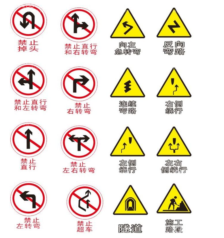 编号：15746512231011245793【酷图网】源文件下载-禁止路标