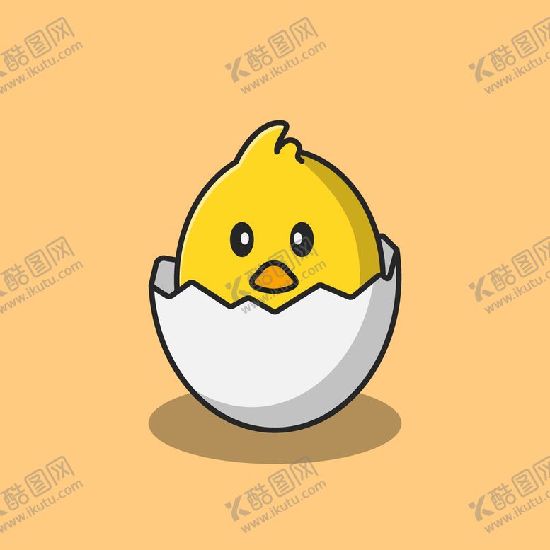 编号：73216410032213284932【酷图网】源文件下载-卡通小鸡