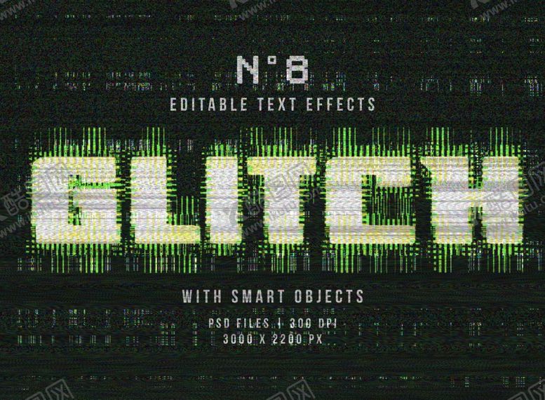 编号：67200309211430557489【酷图网】源文件下载-毛刺字体特效样式