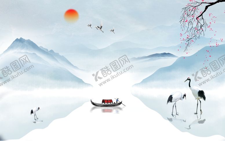 编号：11761705160502563774【酷图网】源文件下载-中式背景
