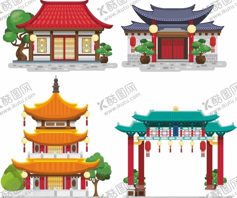 编号：31163007010630494216【酷图网】源文件下载-中式建筑