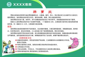急性肠胃炎吸烟危害健康教育宣传