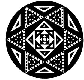 镂空花图案