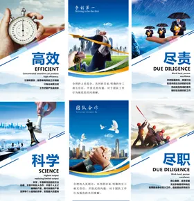 企业文化展板公司墙标语团队墙校园墙