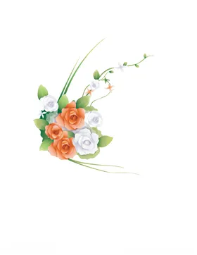鲜花印花