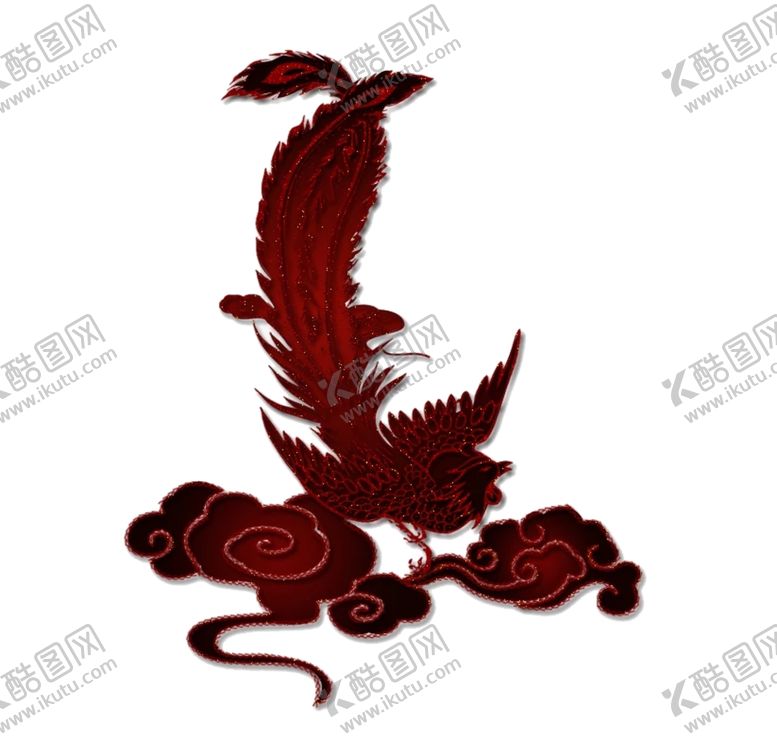 编号：50442105021842325265【酷图网】源文件下载-手绘水彩凤凰