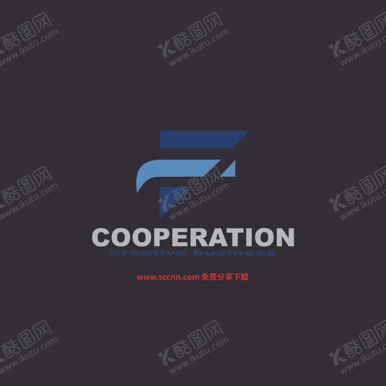 编号：15230106240931204998【酷图网】源文件下载-蓝色图案标志抽象F
