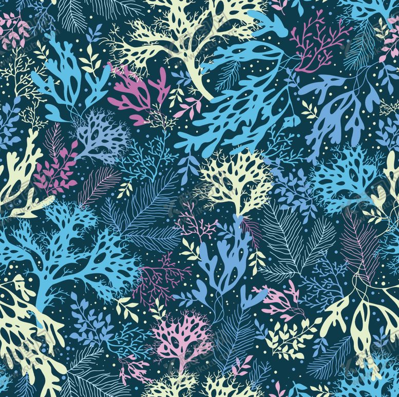 编号：51776409180007441550【酷图网】源文件下载-数码印花图案珊瑚