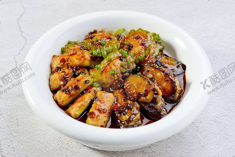 编号：78624009171120557530【酷图网】源文件下载-油焖茄子地三鲜美食
